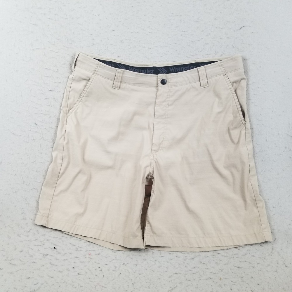 Wrangler Shorts Mens 40 Tan ATG Mocha Outdoor Hiking Trailwear NK974DS